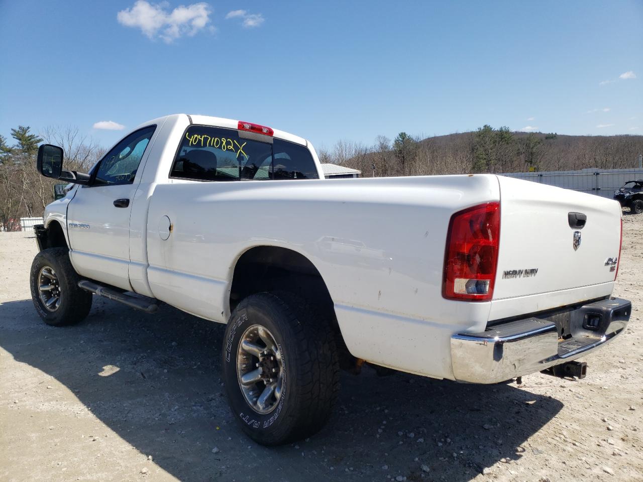 Photo 3 from auction – 2005 DODGE RAM 2500 S with VIN 3D7KS26D95G836620