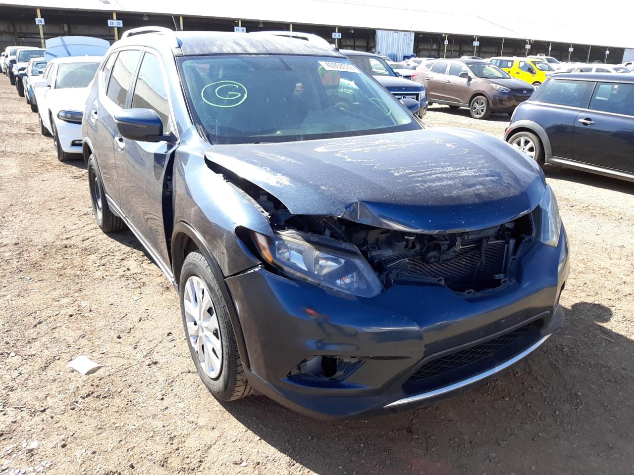 Photo 9 from auction – 2016 NISSAN ROGUE S with VIN KNMAT2MT2GP606509