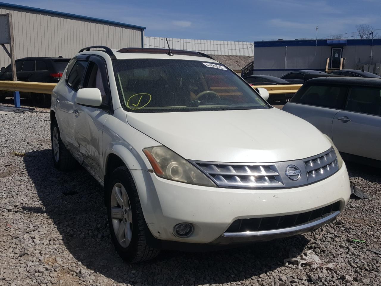 NISSAN MURANO SL 2007 with VIN JN8AZ08TX7W512708 - Photo from auction
