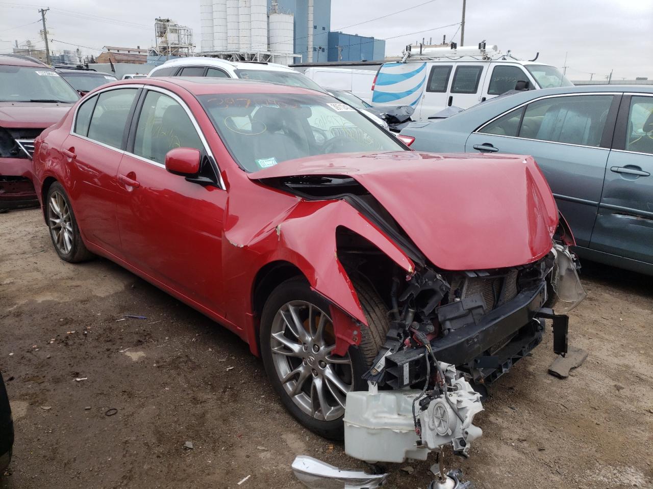 INFINITI G35 2007 with VIN JNKBV61E47M712939 - Photo from auction