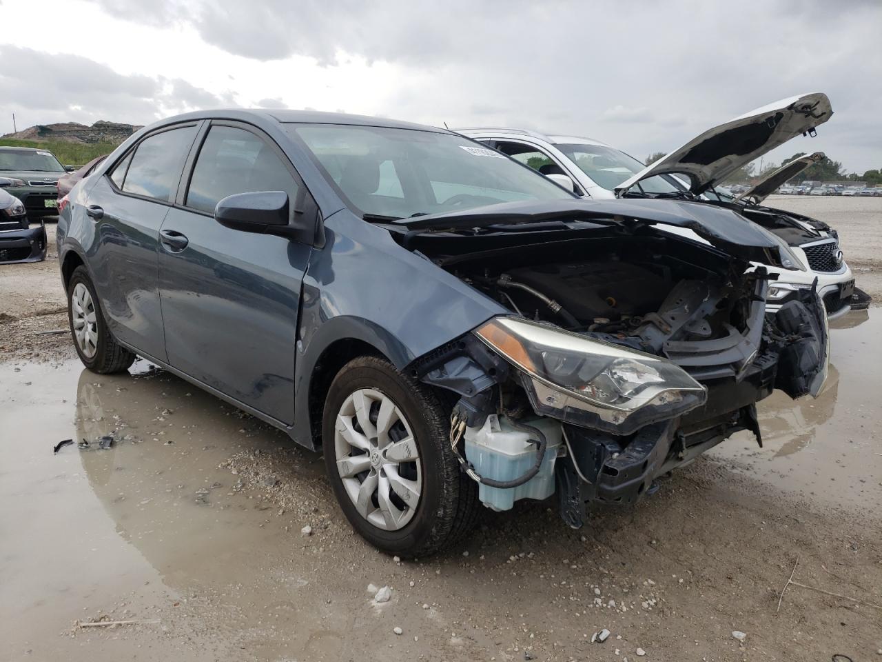 TOYOTA COROLLA L 2015 with VIN 2T1BURHE0FC413374 - Photo from auction