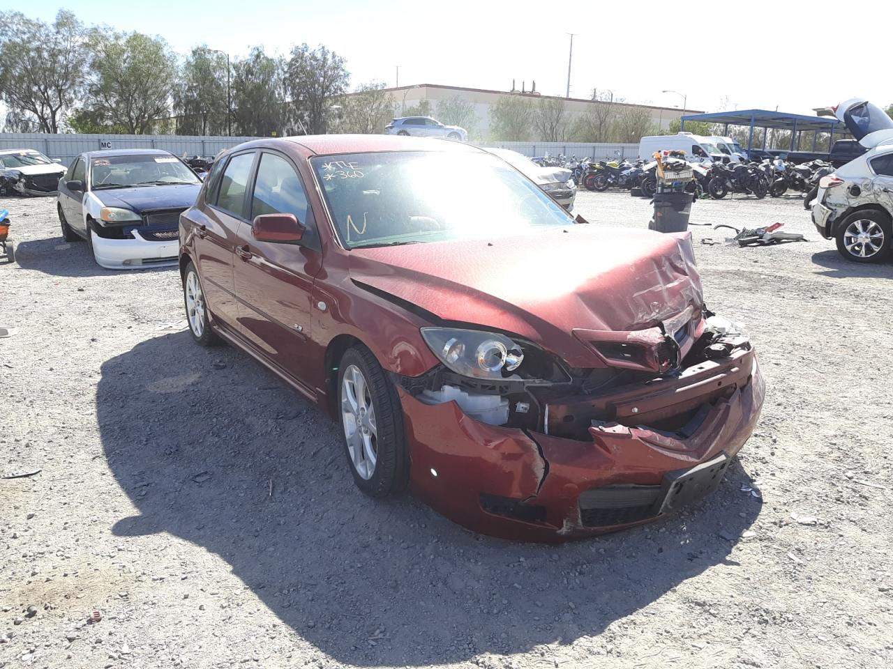 MAZDA 3 S 2009 with VIN JM1BK343291231496 - Photo from auction