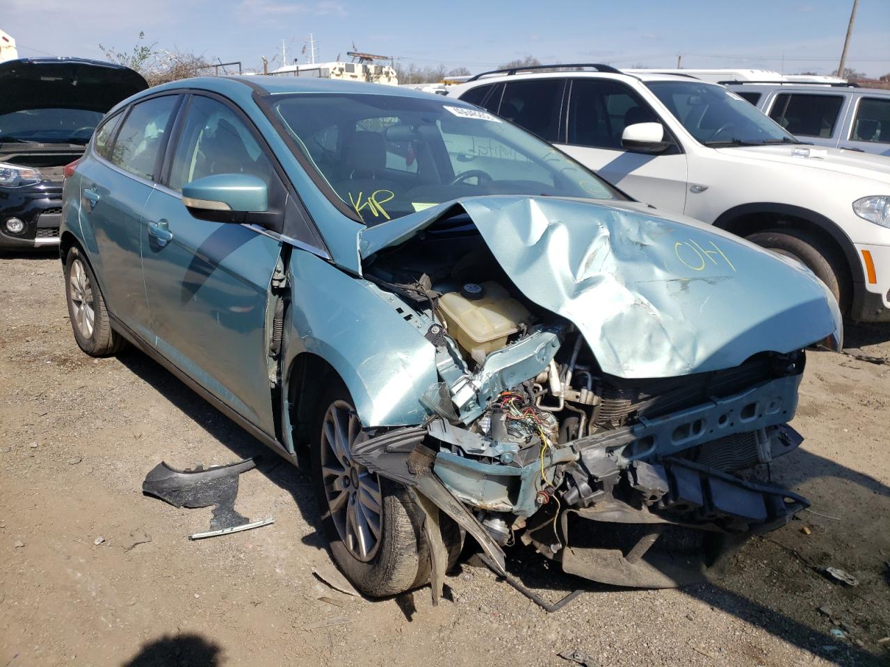FORD FOCUS SEL 2012 with VIN 1FAHP3M21CL348524 - Photo from auction