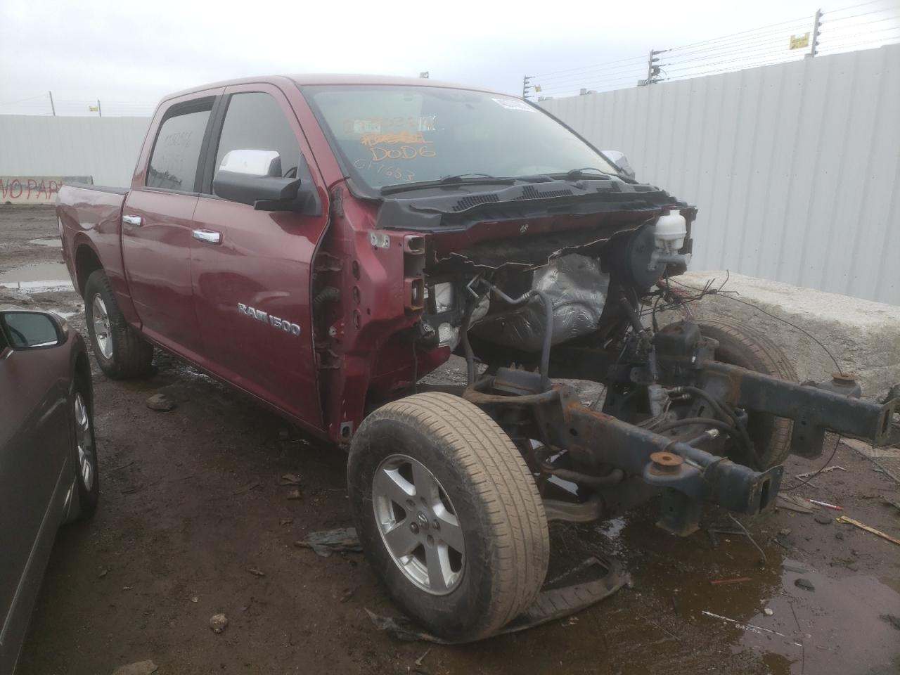 DODGE RAM 1500 2011 with VIN 1D7RV1CTXBS557645 - Photo from auction