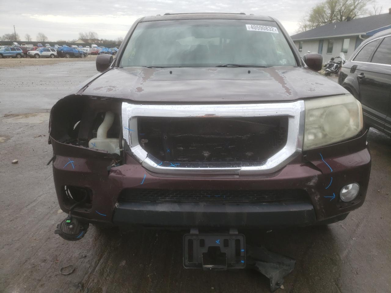 Photo 9 from auction – 2010 HONDA PILOT EXL with VIN 5FNYF4H56AB002802