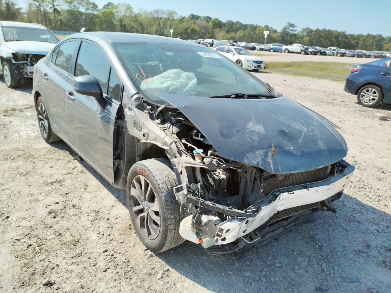 HONDA CIVIC EX 2013 with VIN 19XFB2F86DE038794 - Photo from auction