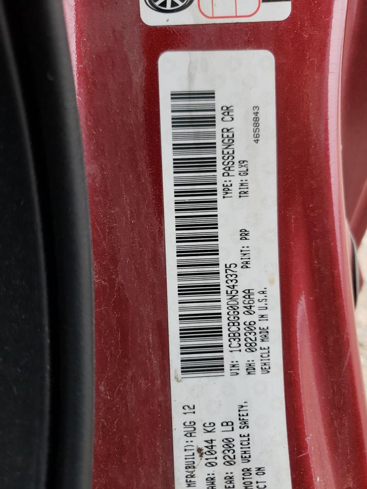 Photo 10 from auction – 2013 CHRYSLER 200 S with VIN 1C3BCBGG0DN543375