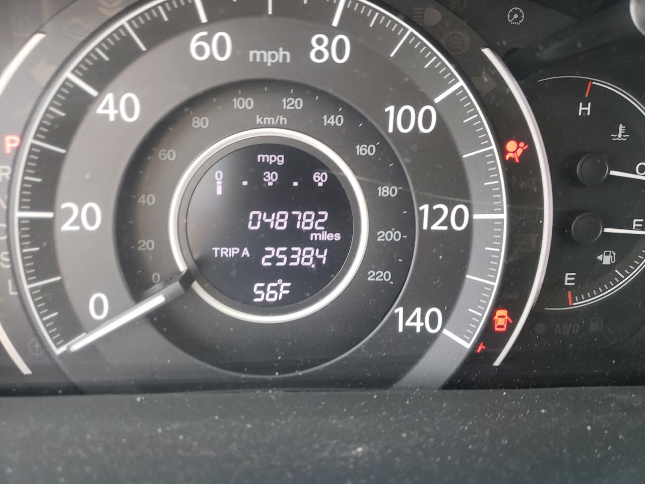 Photo 8 from auction – 2016 HONDA CR-V EX with VIN 2HKRM4H57GH623258