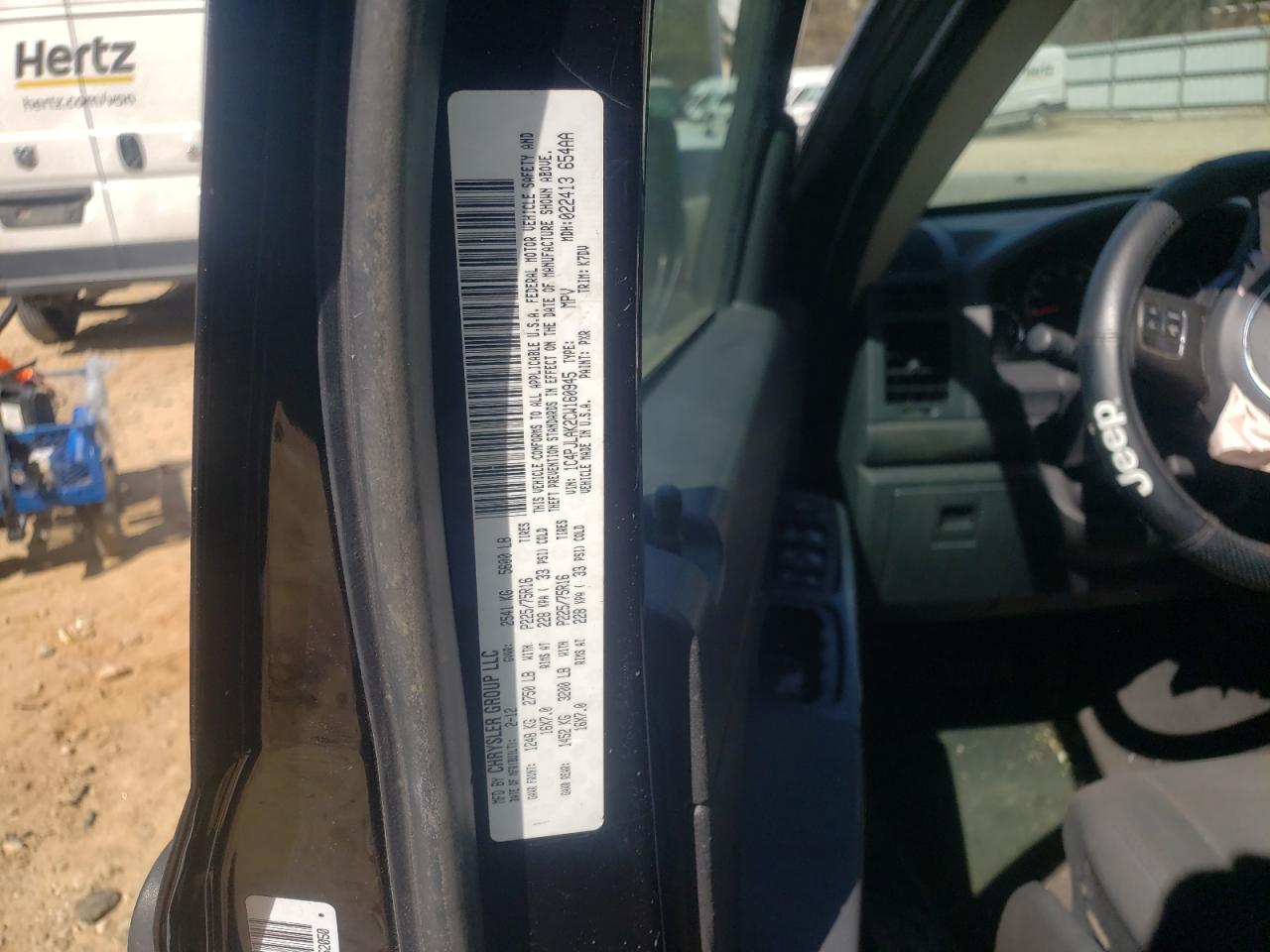 Photo 10 from auction – 2012 JEEP LIBERTY SP with VIN 1C4PJLAK2CW160945