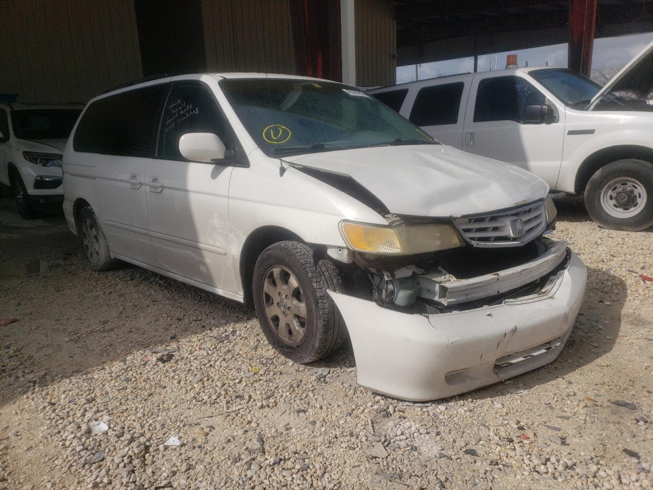 HONDA ODYSSEY EX 2002 with VIN 5FNRL18692B012424 - Photo from auction
