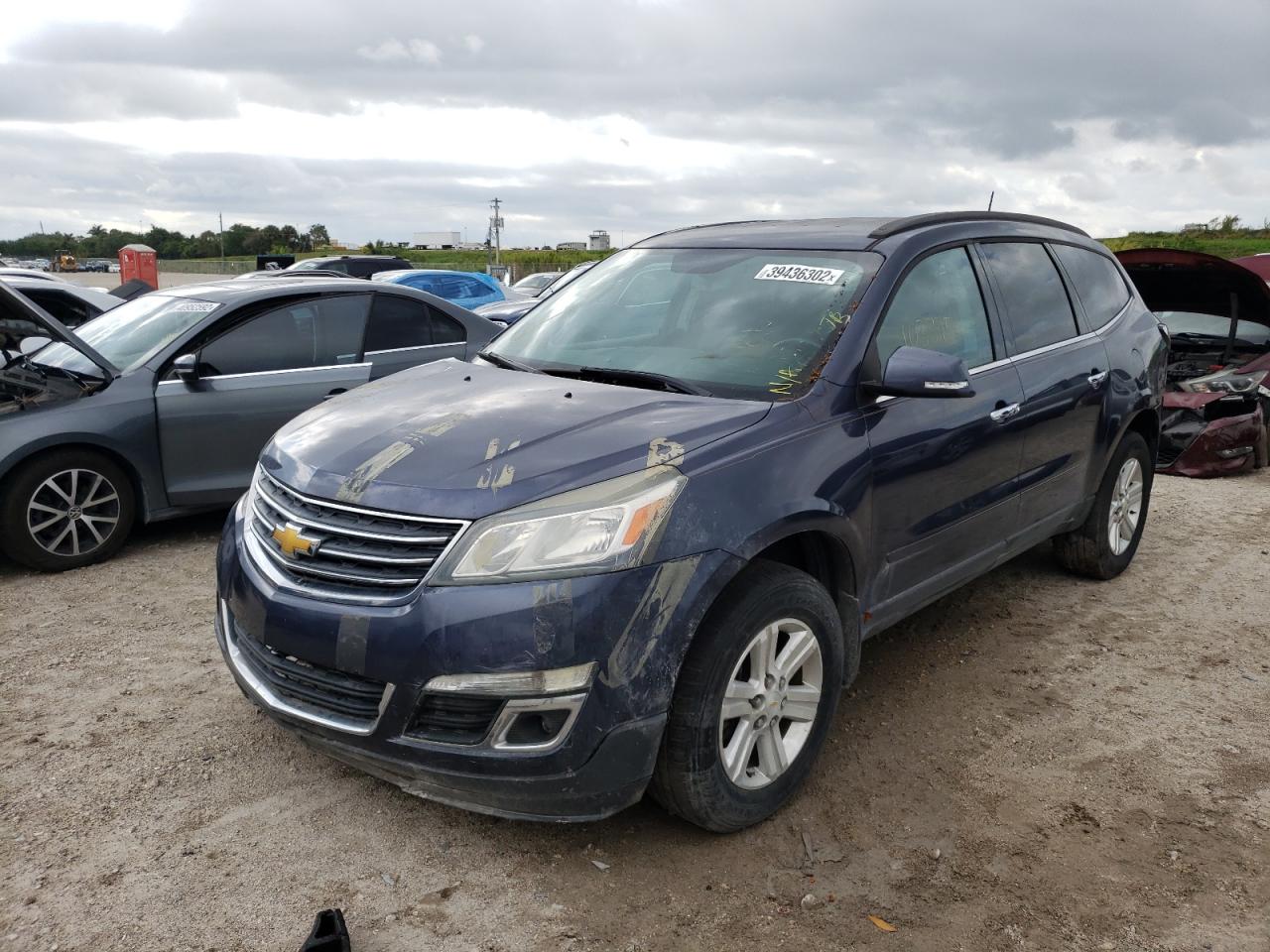 Photo 2 from auction – 2014 CHEVROLET TRAVERSE L with VIN 1GNKRGKD3EJ100593
