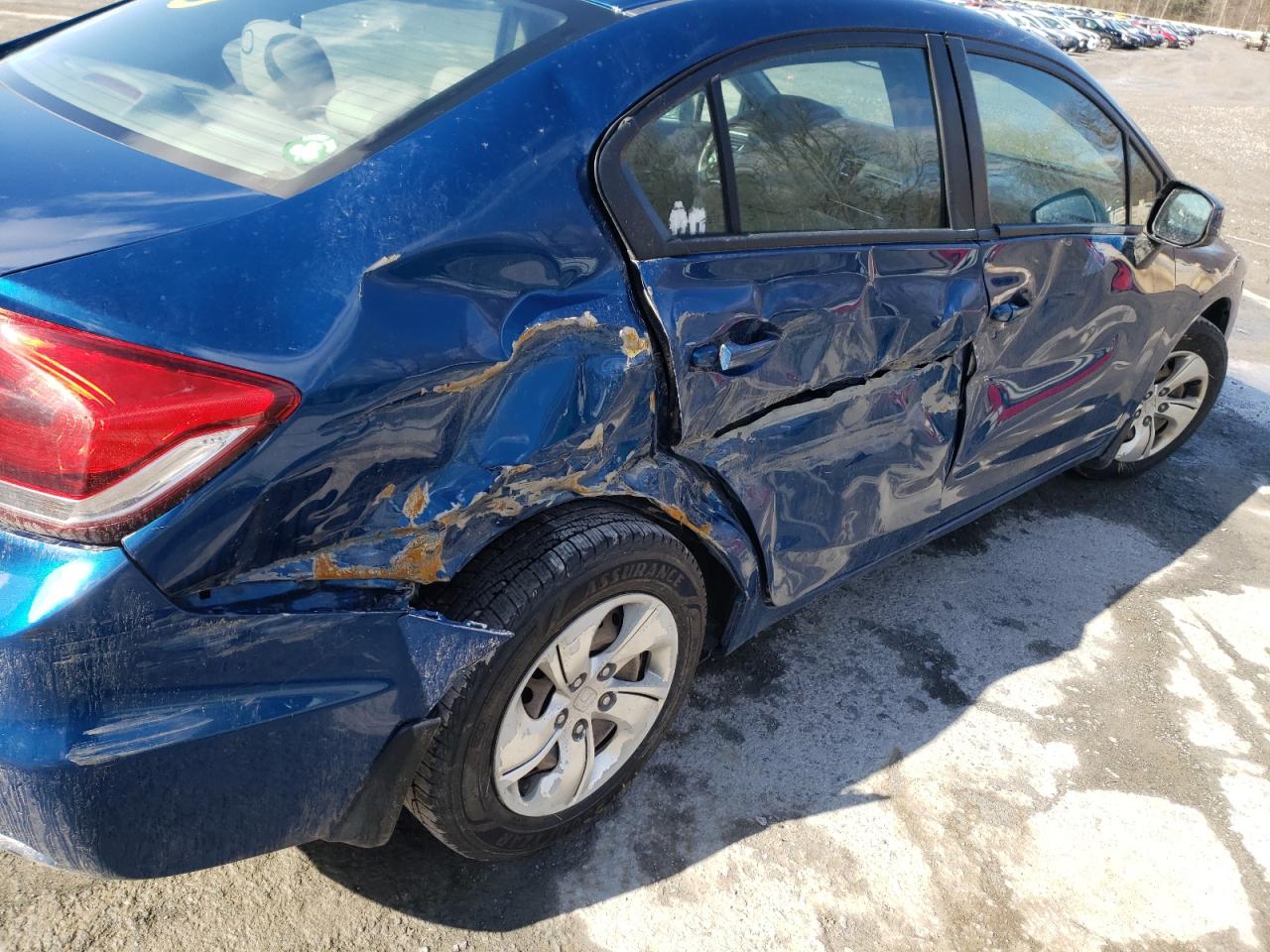 Photo 9 from auction – 2013 HONDA CIVIC LX with VIN 2HGFB2F58DH549001
