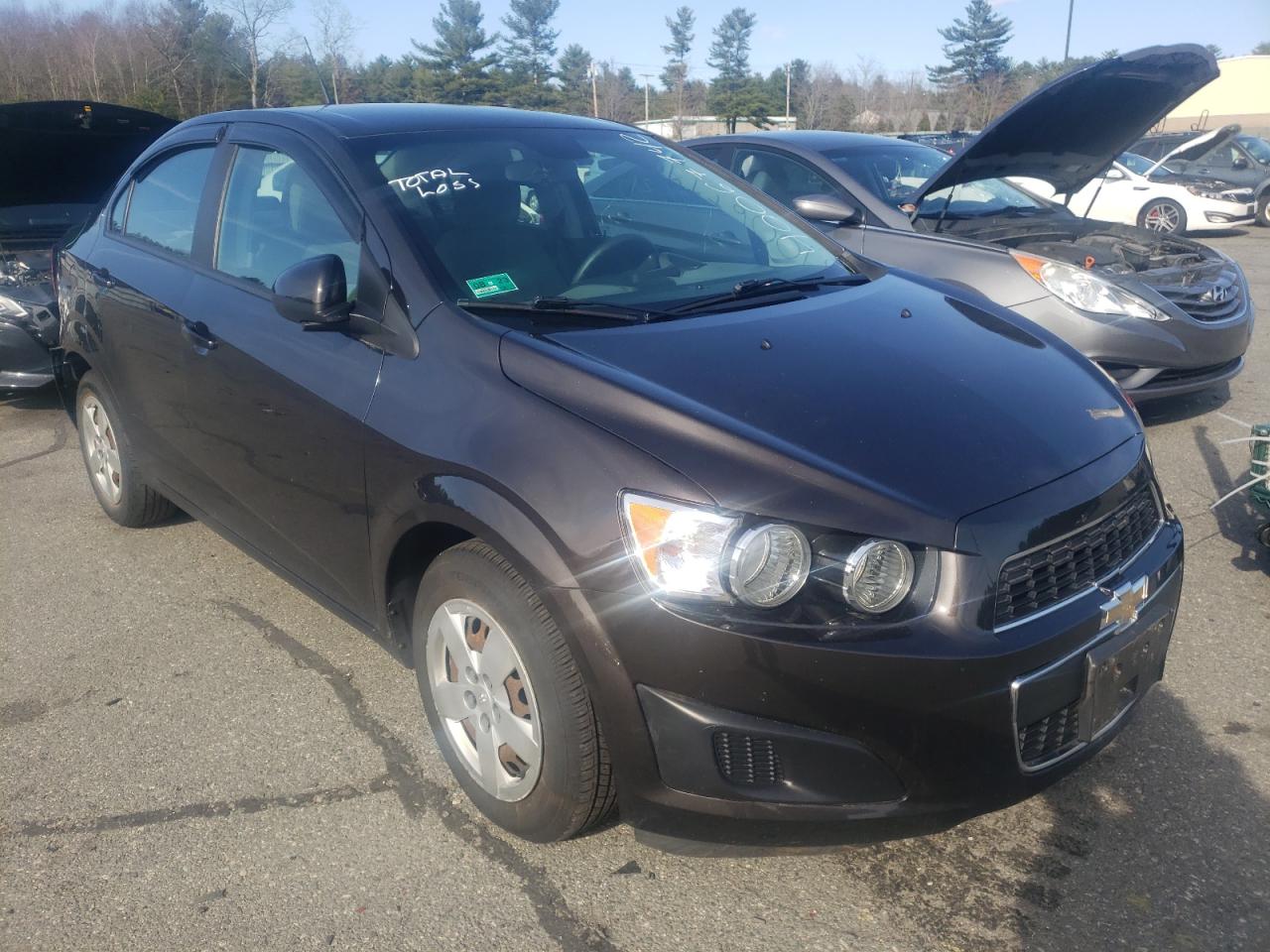 CHEVROLET SONIC LS 2013 with VIN 1G1JA5SG9D4253043 - Photo from auction