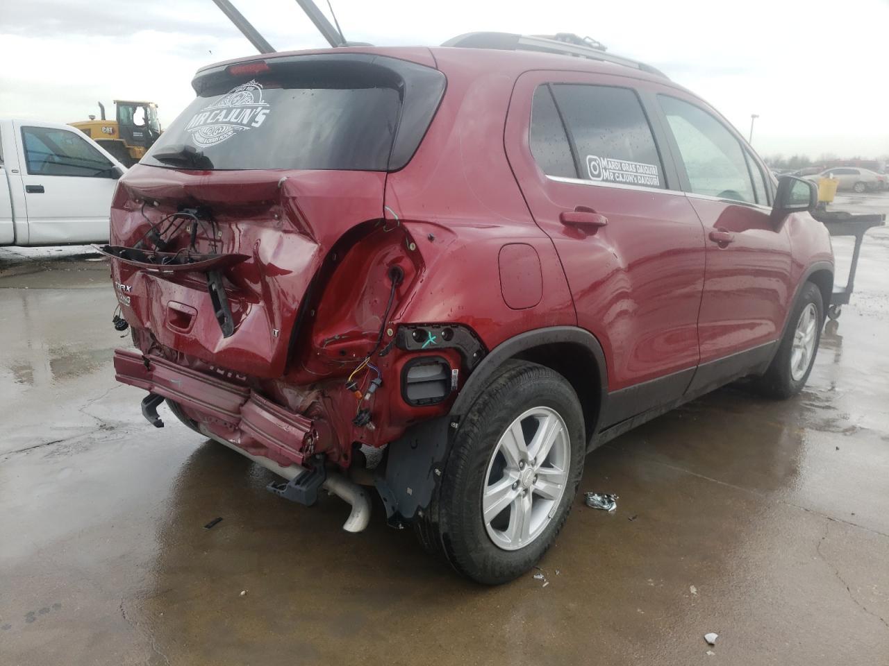 Photo 4 from auction – 2019 CHEVROLET TRAX 1LT with VIN 3GNCJLSB7KL350295