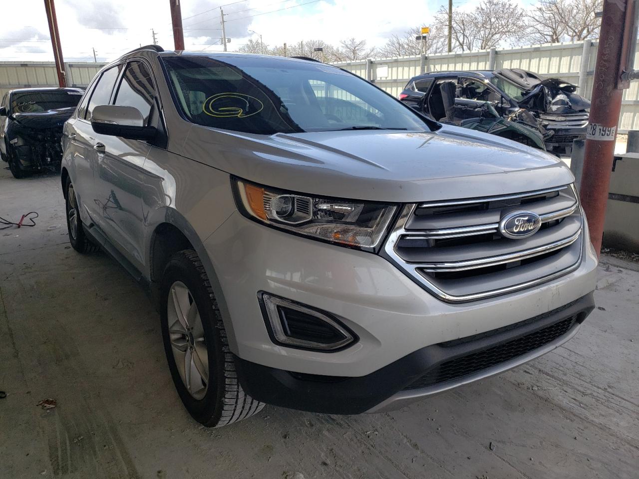FORD EDGE SEL 2016 with VIN 2FMPK3J93GBC63188 - Photo from auction