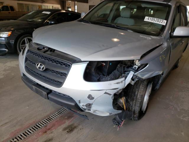 Photo 9 from auction – 2008 HYUNDAI SANTA FE G with VIN 5NMSG73D98H163740