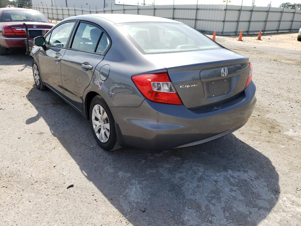 Photo 3 from auction – 2012 HONDA CIVIC LX with VIN 19XFB2F54CE094169
