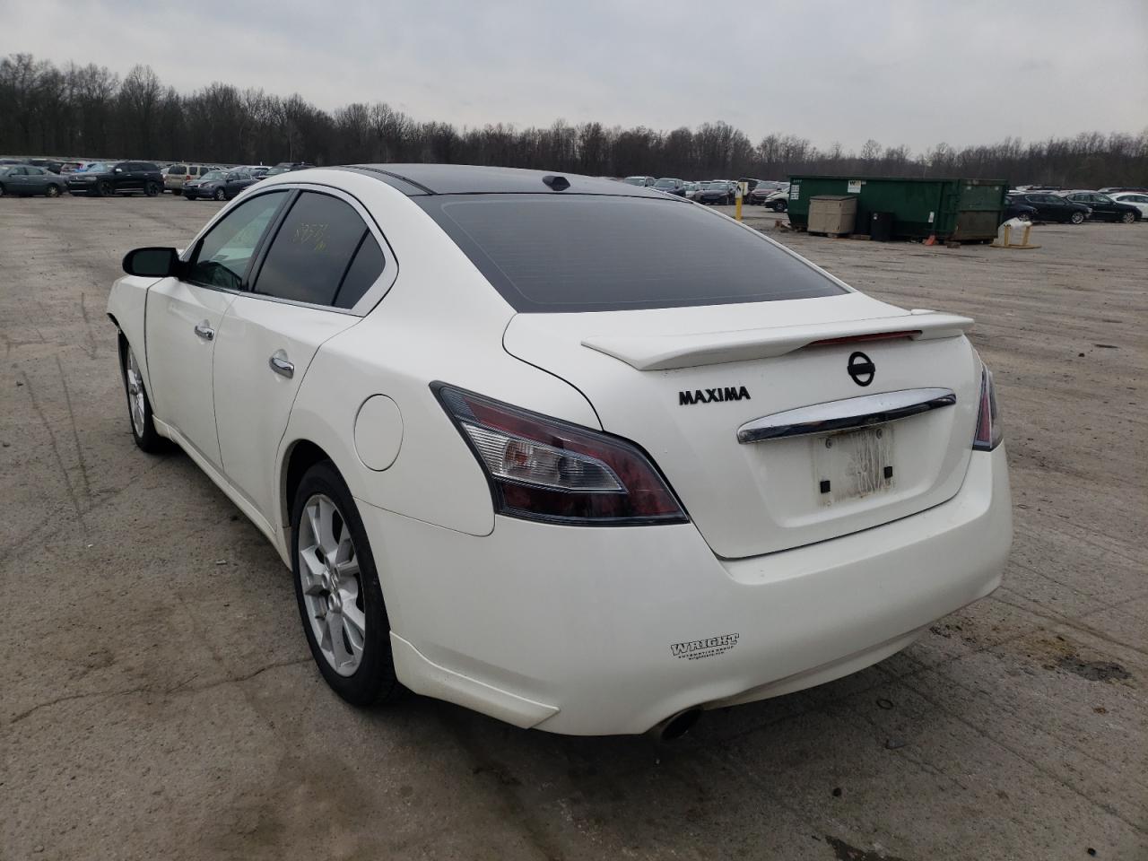 Photo 3 from auction – 2012 NISSAN MAXIMA S with VIN 1N4AA5AP5CC853030
