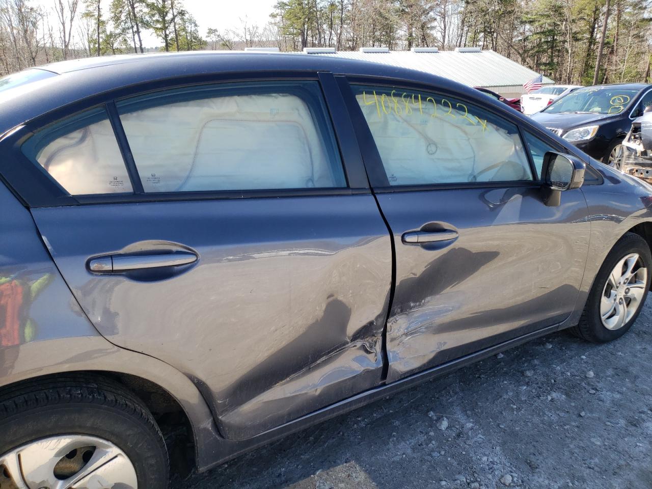 Photo 9 from auction – 2014 HONDA CIVIC LX with VIN 2HGFB2F55EH510089