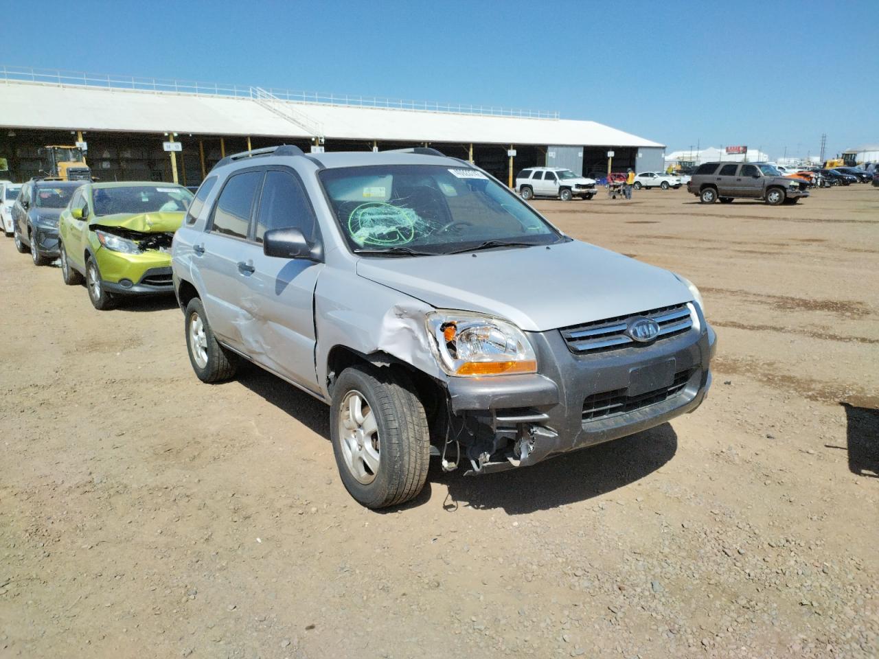 KIA SPORTAGE L 2007 with VIN KNDJF724X77376976 - Photo from auction