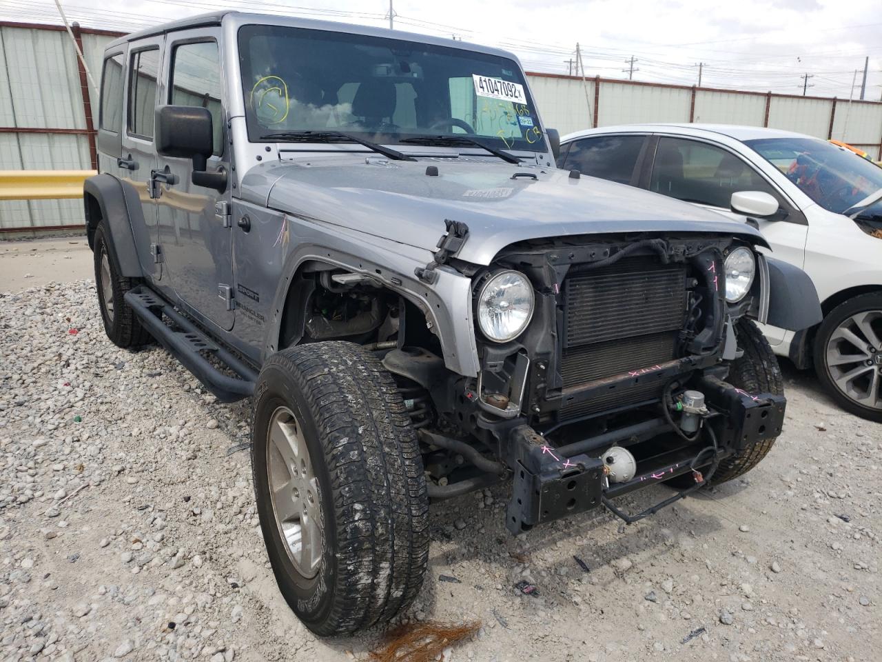 Photo 1 from auction – 2017 JEEP WRANGLER U with VIN 1C4BJWDG4HL747868