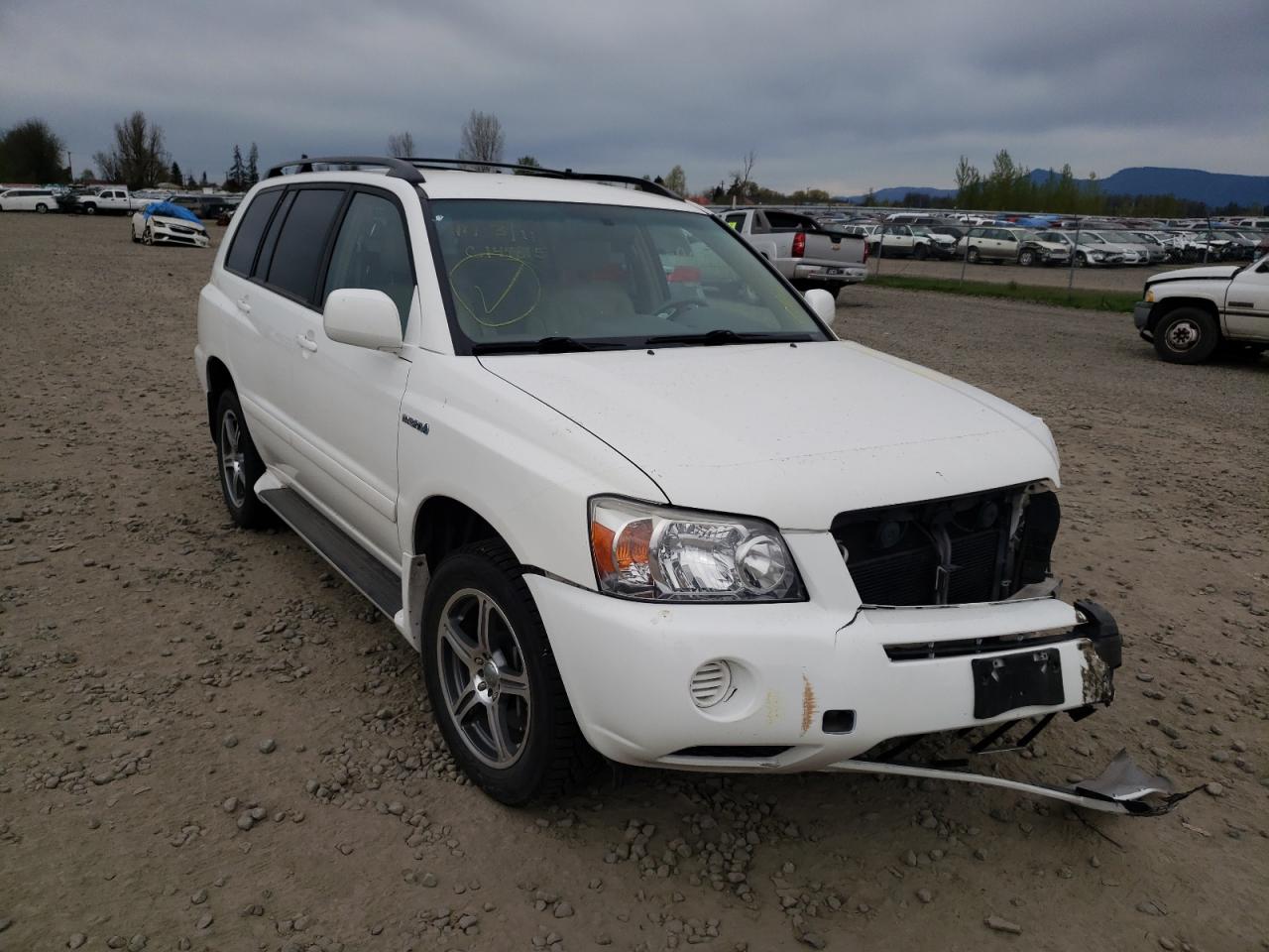 TOYOTA HIGHLANDER 2006 with VIN JTEEW21A160030054 - Photo from auction