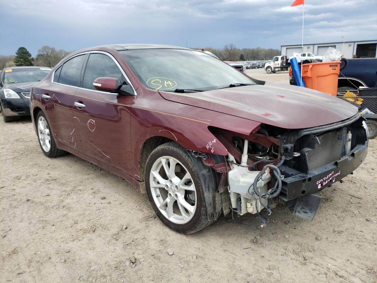 NISSAN MAXIMA S 2012 with VIN 1N4AA5AP4CC857120 - Photo from auction