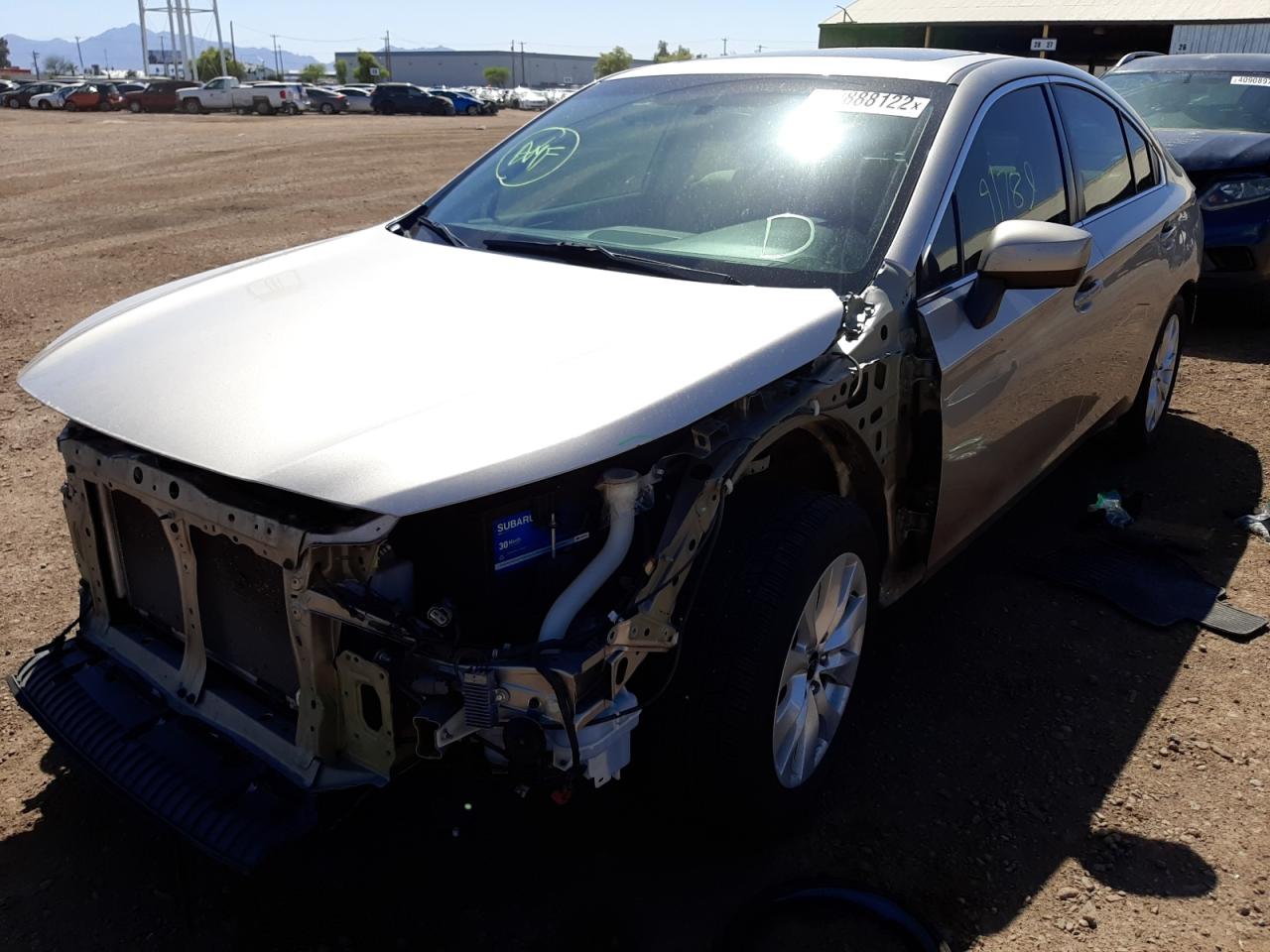 Photo 2 from auction – 2015 SUBARU LEGACY 2.5 with VIN 4S3BNAD69F3034458