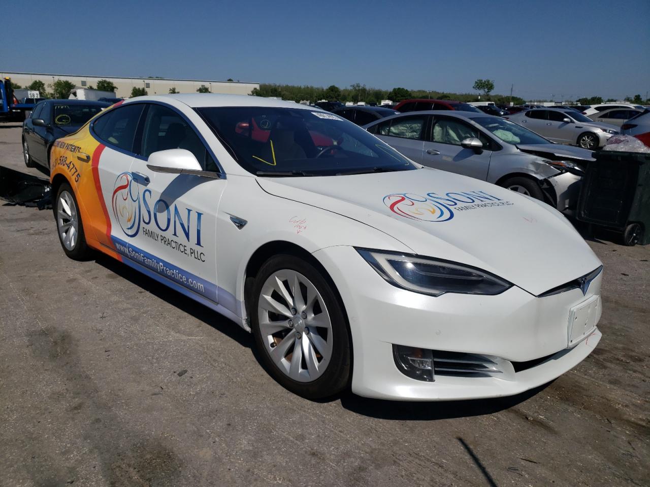 TESLA MODEL S 2016 with VIN 5YJSA1E11GF156332 - Photo from auction