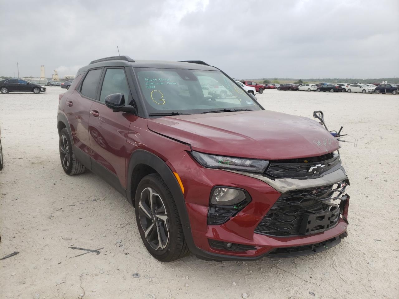 CHEVROLET TRAILBLAZE 2022 with VIN KL79MTSL1NB051374 - Photo from auction