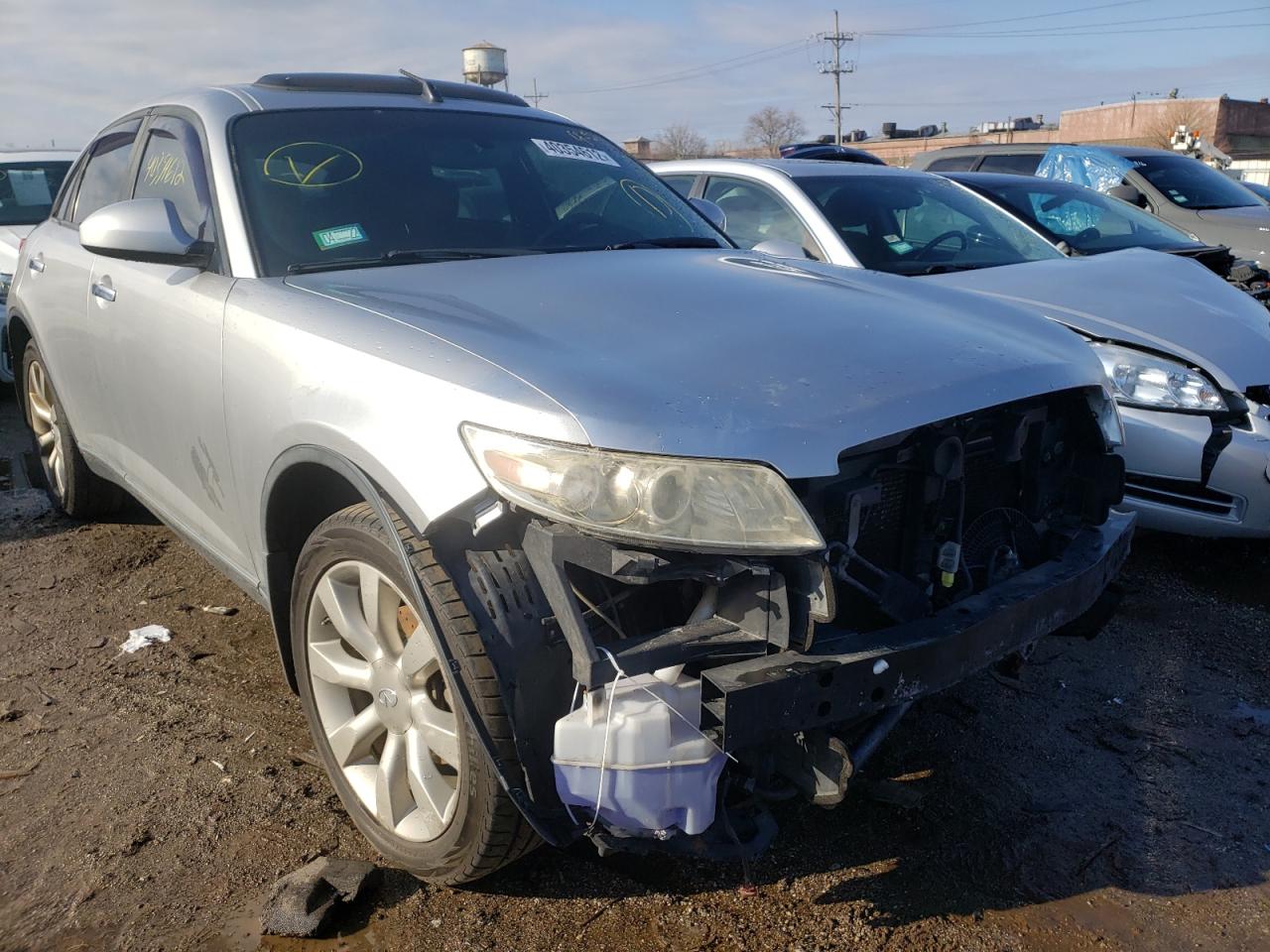 INFINITI FX45 2003 with VIN JNRBS08W23X002047 - Photo from auction