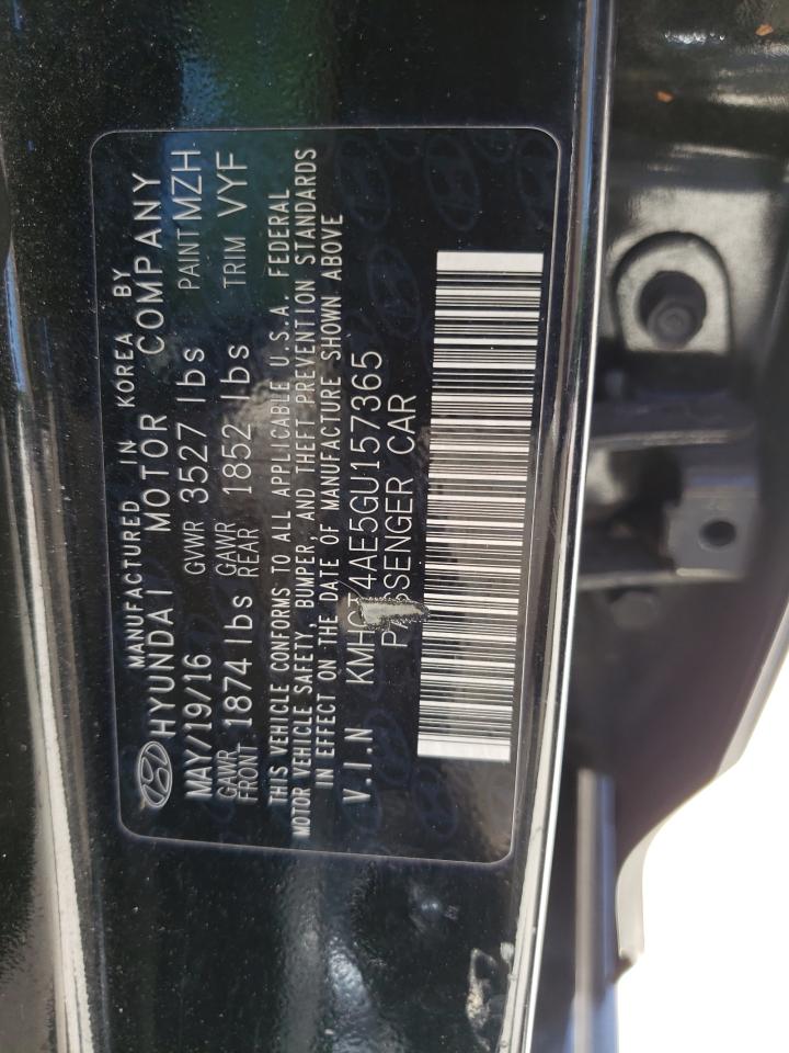 Photo 10 from auction – 2016 HYUNDAI ACCENT SE with VIN KMHCT4AE5GU157365