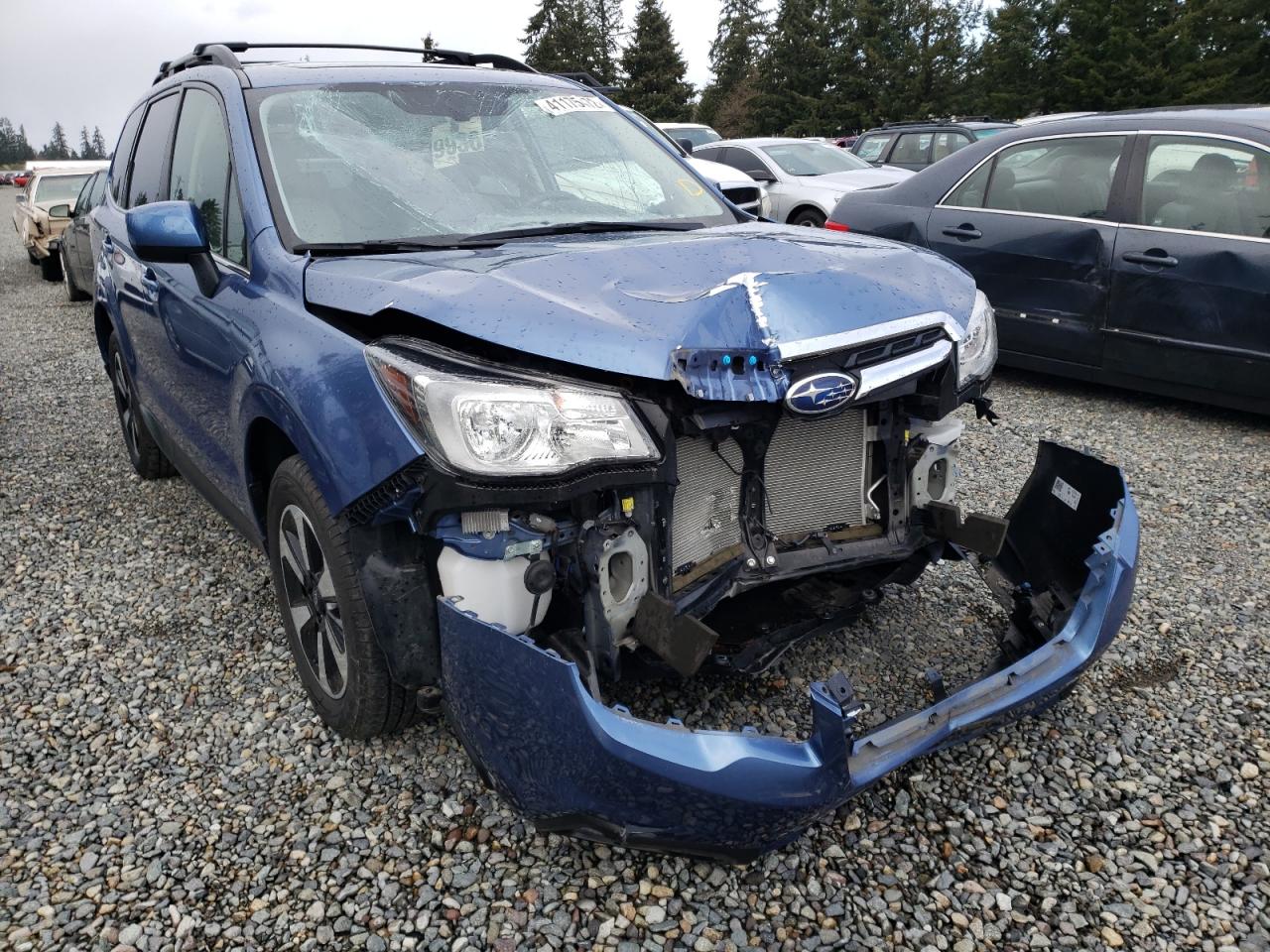 SUBARU FORESTER 2 2018 with VIN JF2SJAJC7JH455825 - Photo from auction