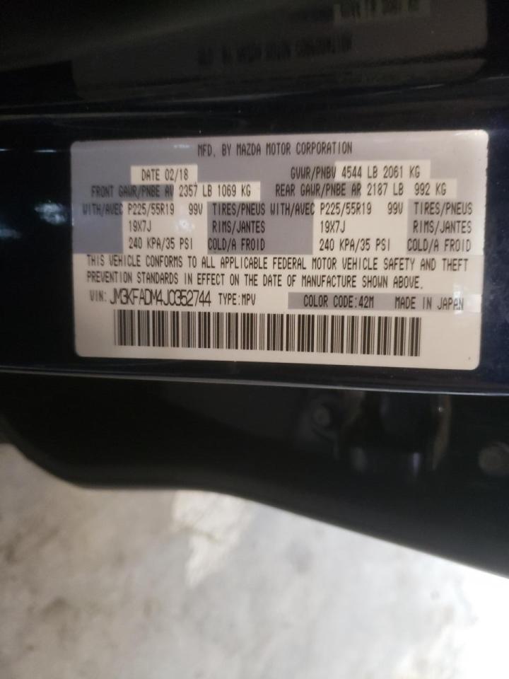 Photo 10 from auction – 2018 MAZDA CX-5 GRAND with VIN JM3KFADM4J0352744