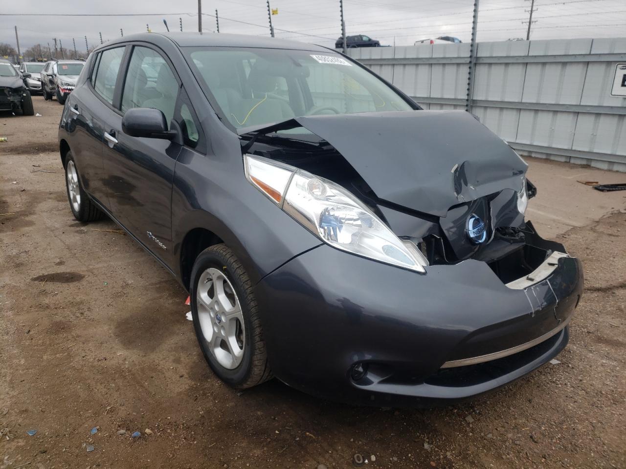 NISSAN LEAF S 2013 with VIN 1N4AZ0CP0DC417101 - Photo from auction