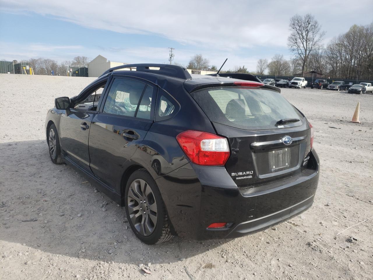 Photo 3 from auction – 2014 SUBARU IMPREZA SP with VIN JF1GPAR63E8279496