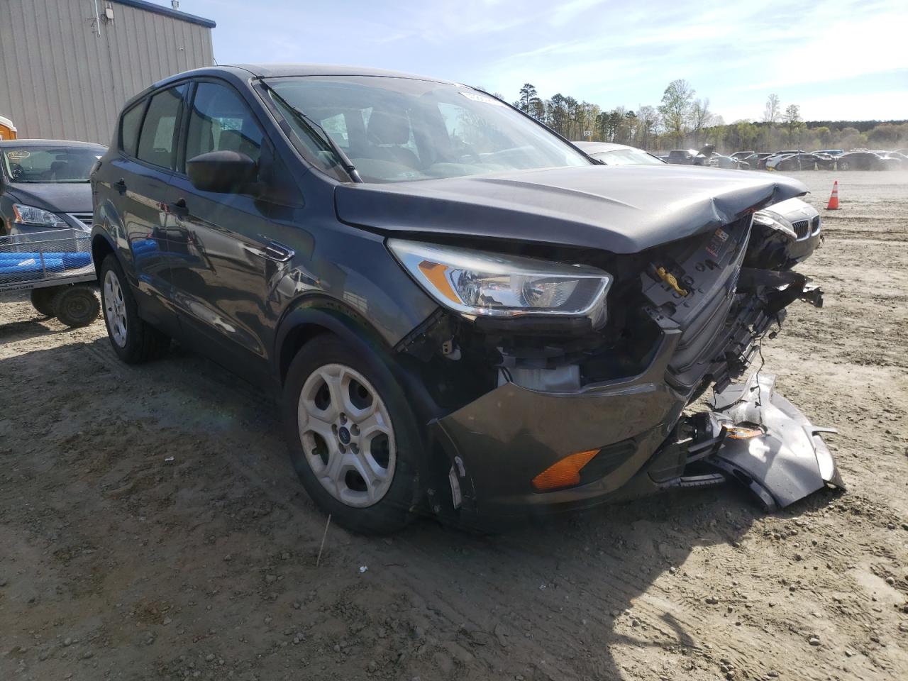 FORD ESCAPE S 2017 with VIN 1FMCU0F73HUD04283 - Photo from auction