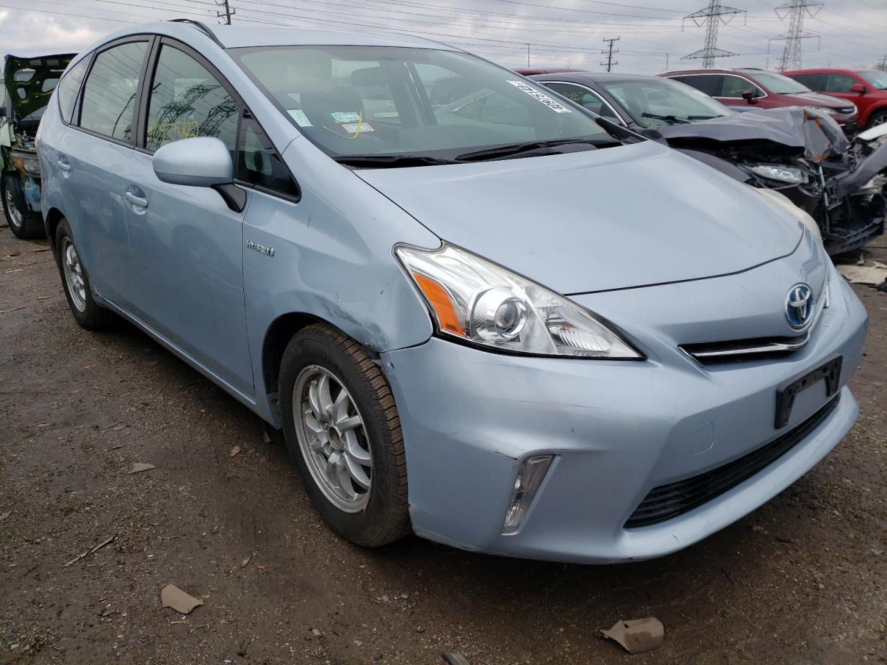 TOYOTA PRIUS V 2012 with VIN JTDZN3EU3C3029873 - Photo from auction