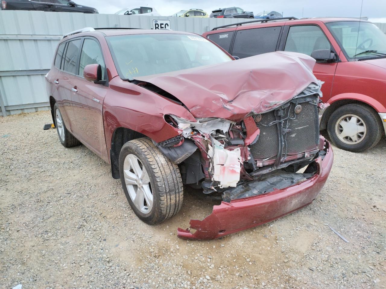 TOYOTA HIGHLANDER 2010 with VIN 5TDYK3EH7AS021083 - Photo from auction