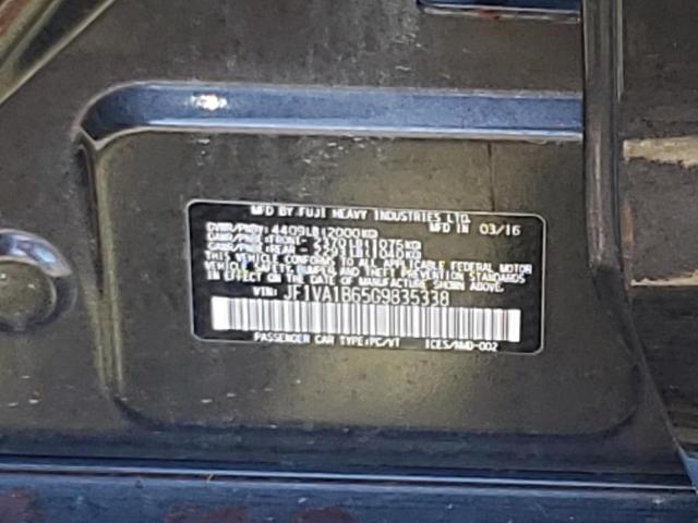 Photo 10 from auction – 2016 SUBARU WRX with VIN JF1VA1B65G9835338