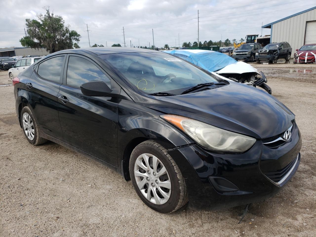 HYUNDAI ELANTRA GL 2012 with VIN KMHDH4AEXCU410230 - Photo from auction