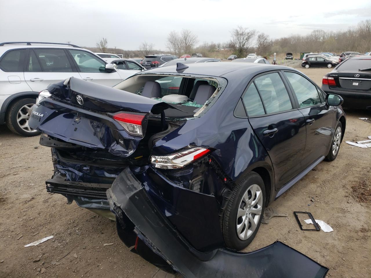 Photo 4 from auction – 2020 TOYOTA COROLLA LE with VIN 5YFEPRAEXLP061866
