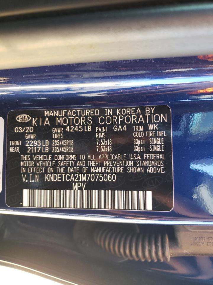 Photo 10 from auction – 2021 KIA SELTOS SX with VIN KNDETCA21M7075060