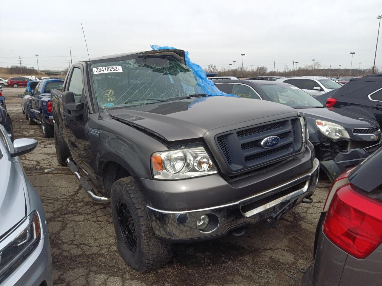 FORD F150 2006 with VIN 1FTRX14W66FA43402 - Photo from auction