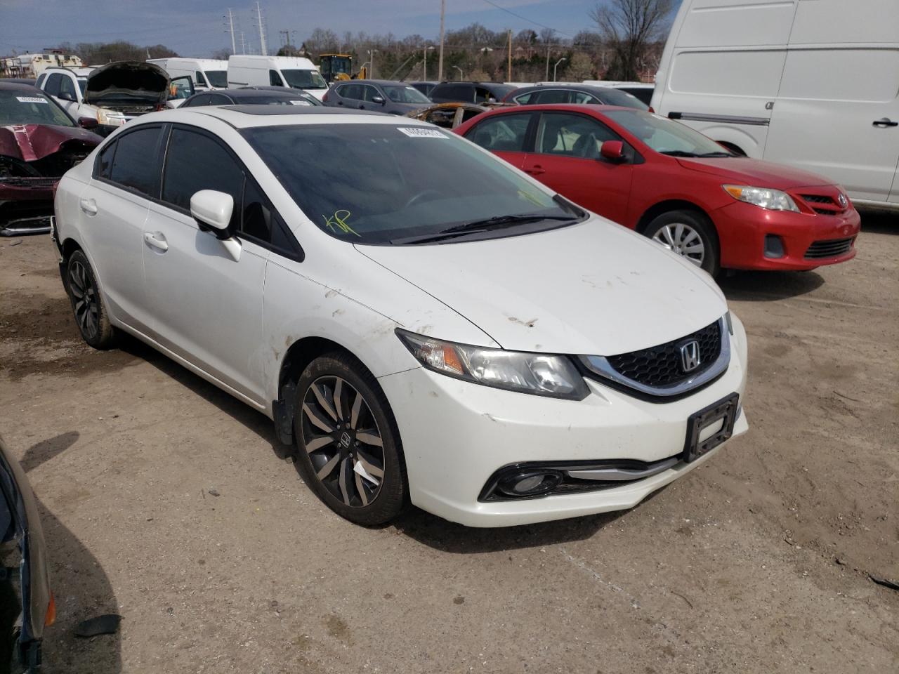 HONDA CIVIC EXL 2015 with VIN 19XFB2F96FE240644 - Photo from auction