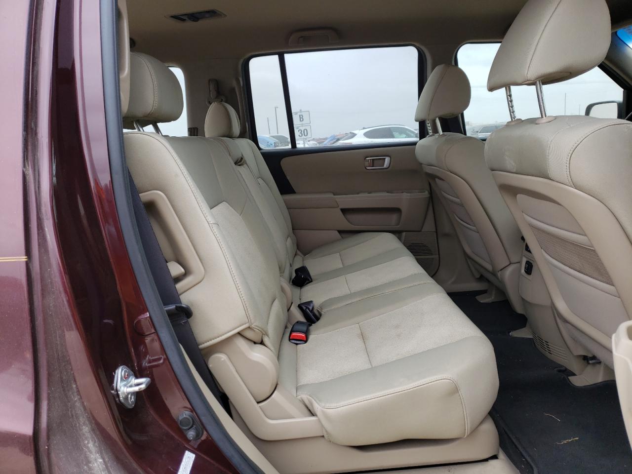 Photo 6 from auction – 2009 HONDA PILOT LX with VIN 5FNYF38259B006125