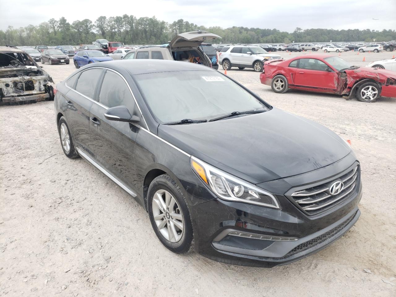 HYUNDAI SONATA SPO 2017 with VIN 5NPE34AF8HH508657 - Photo from auction