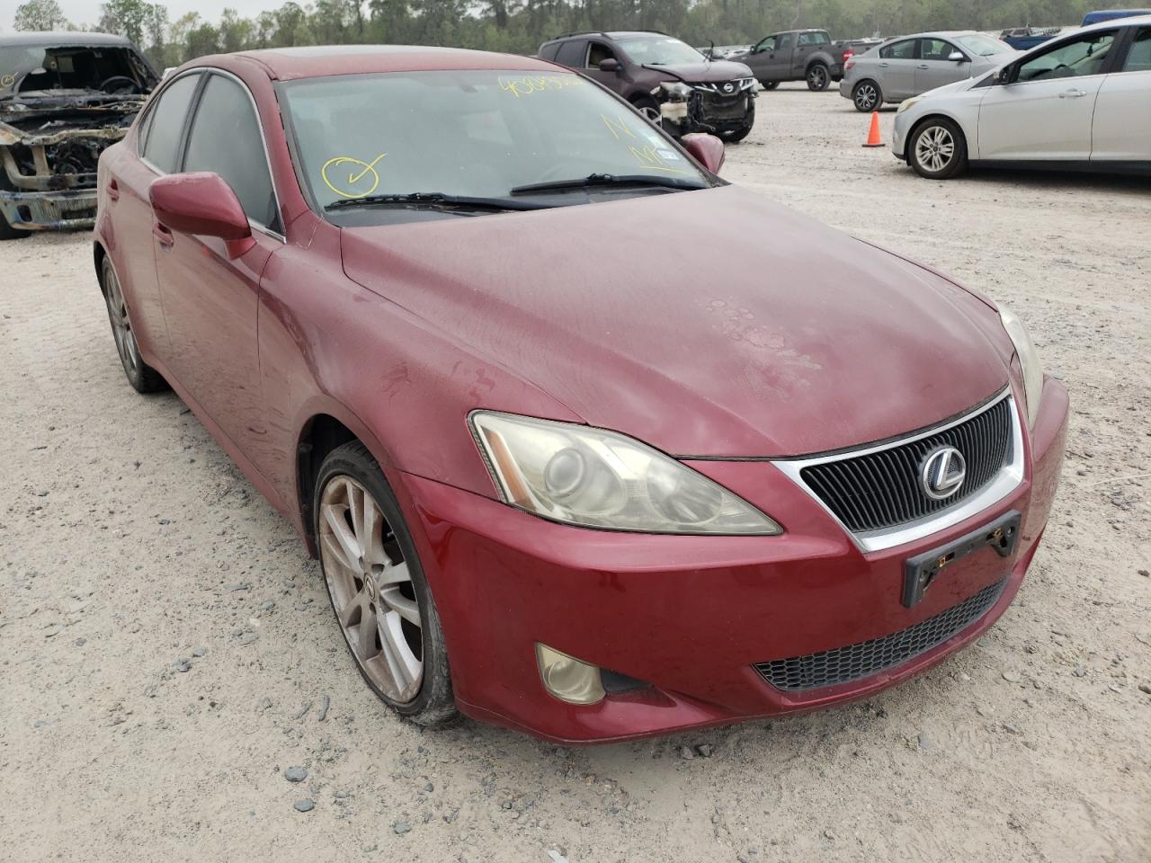 LEXUS IS 250 2007 with VIN JTHBK262075048570 - Photo from auction