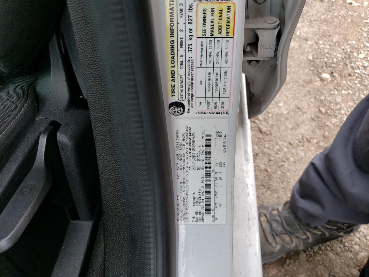 Photo 10 from auction – 2019 FORD FIESTA SE with VIN 3FADP4EJ9KM144030