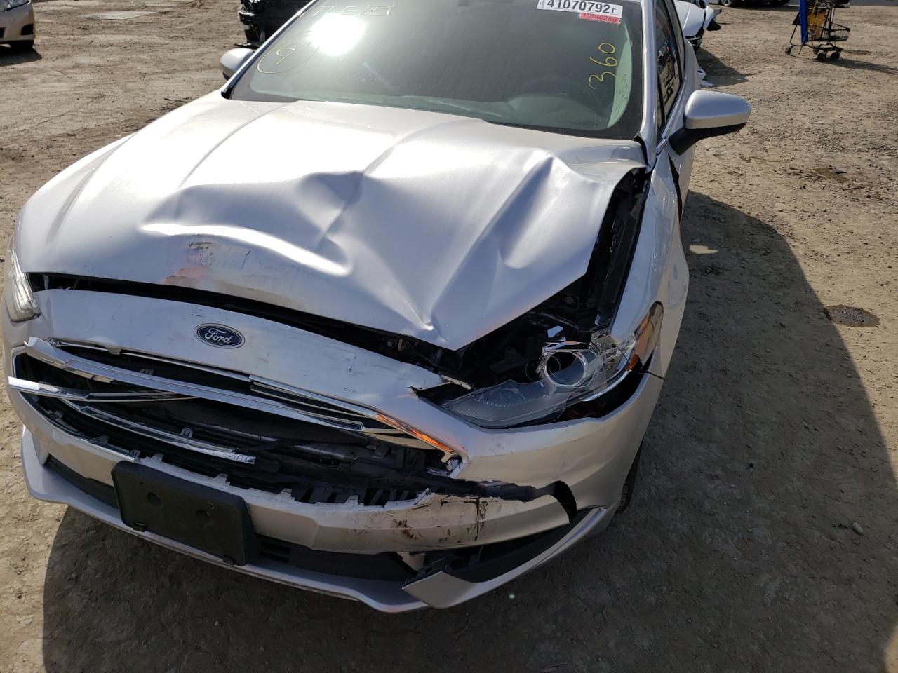 Photo 9 from auction – 2017 FORD FUSION SE with VIN 3FA6P0H79HR195590